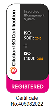 QMS ISO 9001 : 2015 14001 : 2015 Integrated Management System Registered Certificate No 406982022